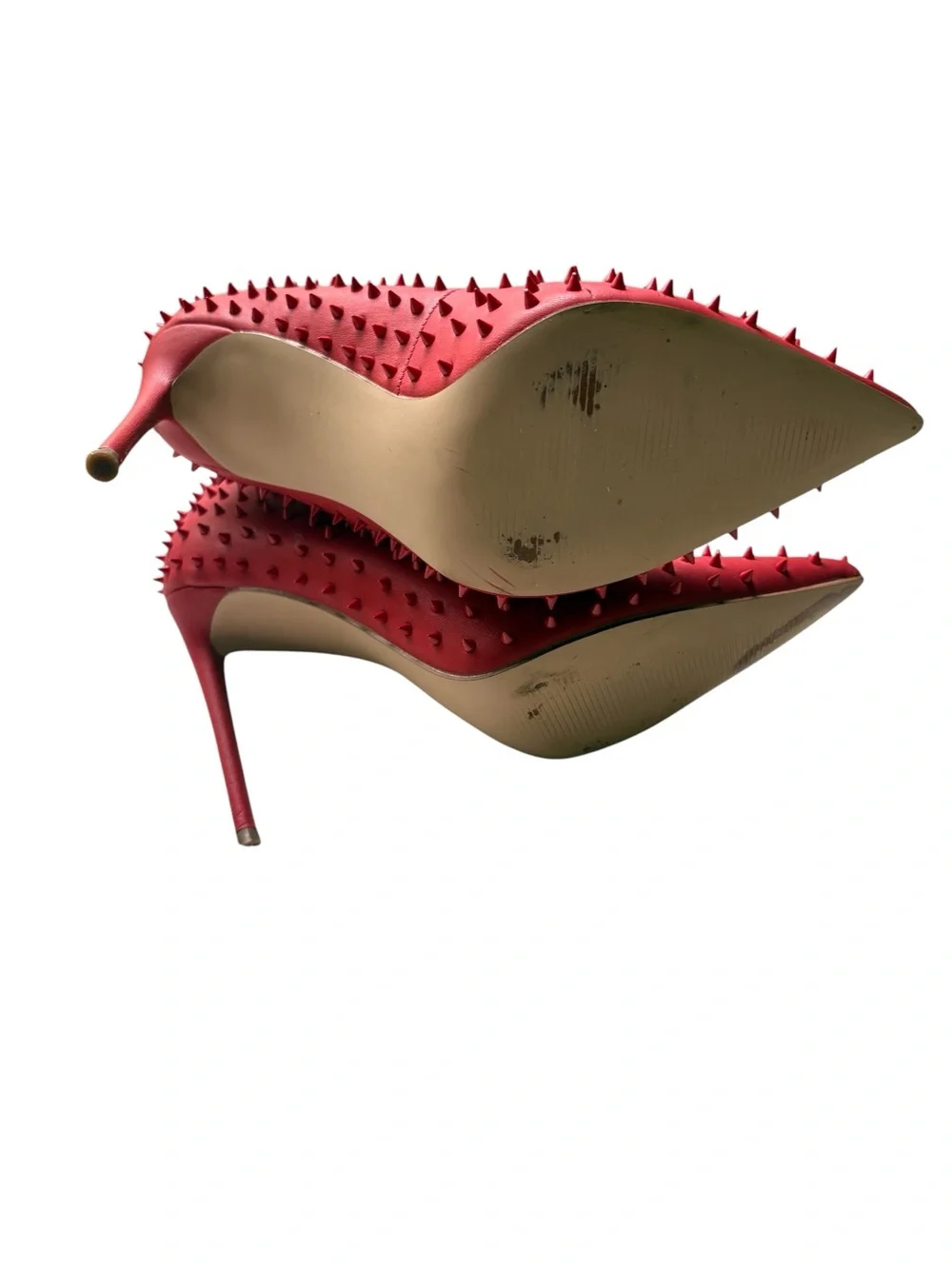 Steve Madden Red Rockstud Pumps - 9.5